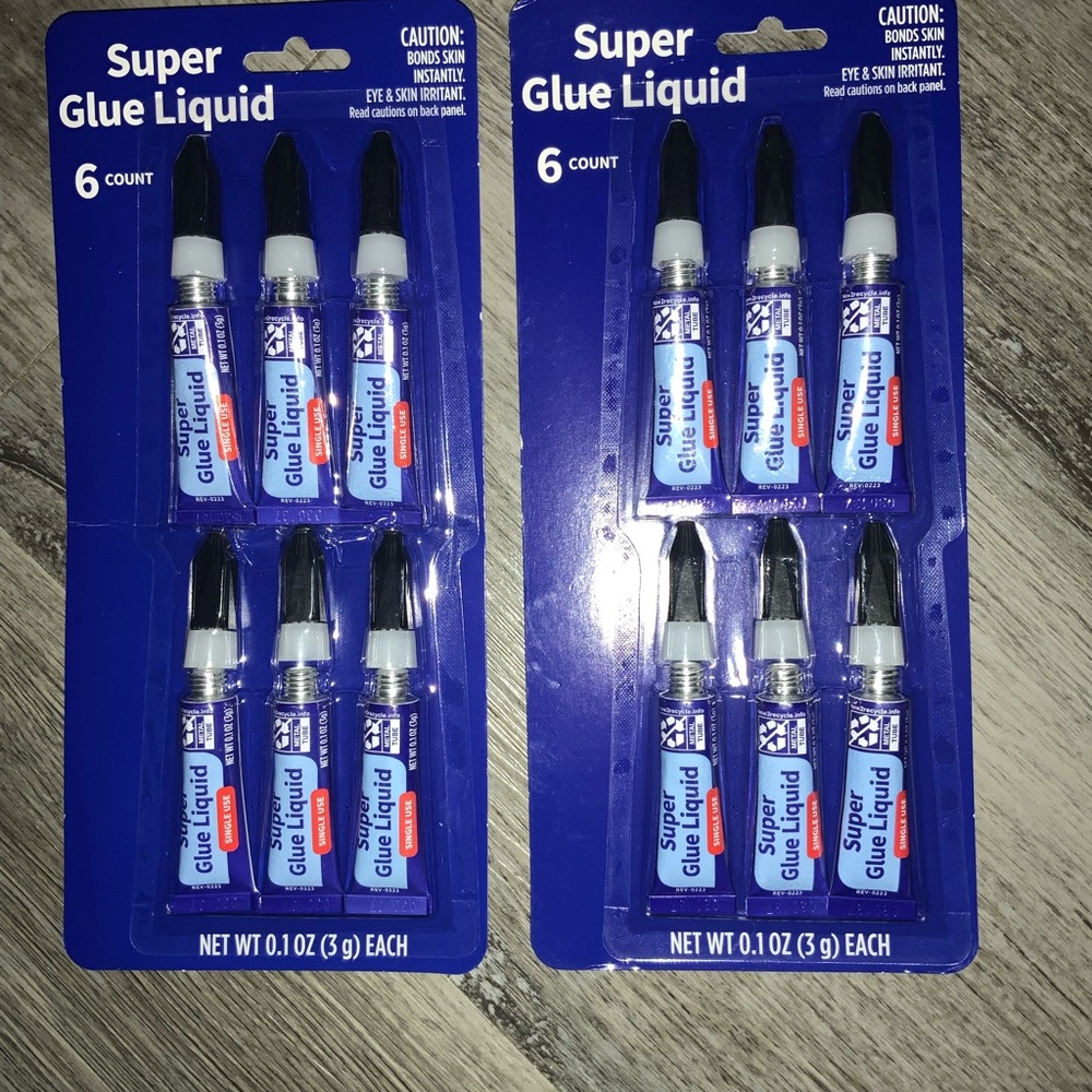 2~Walgreens Super Glue 6pk = 12 units NEW
